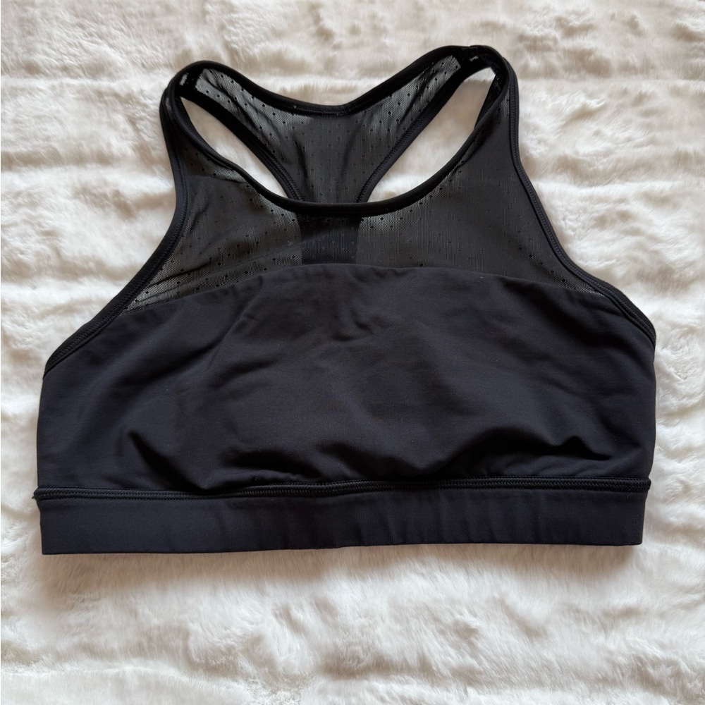 Lululemon Athletica Black Mesh Sports Bra